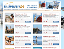 Tablet Screenshot of busreisen24.de