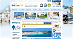 Desktop Screenshot of busreisen24.com